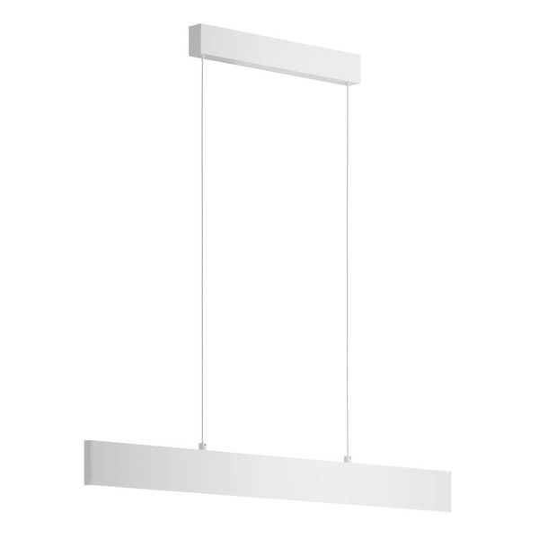 Lampada A Sospensione A Led, Metallo Bianco, Lunghezza 91 Cm-image