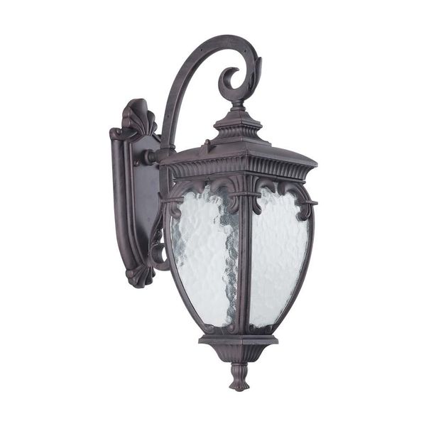 Applique, IP54, Bronzo Antico, Attacco E27, Altezza 48 Cm-image