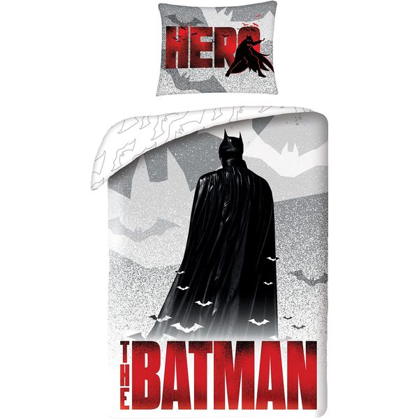 Halantex Lino Incluso Batman Hero Cotone, 140/200, 70/90 Cm-image