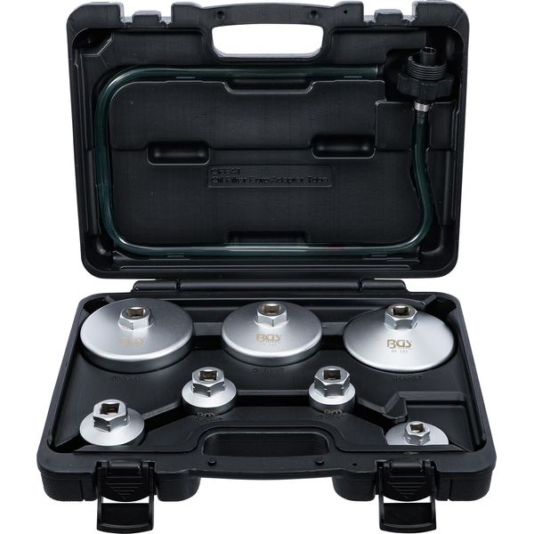 Set Di Chiavi Per Filtro Olio | Con Tubo Di Scarico Del Filtro Olio | Per Vag, Bmw, CitroëN, Peugeot, Ford, Mercedes-Benz, Opel, Volvo | 8 Pz.-image