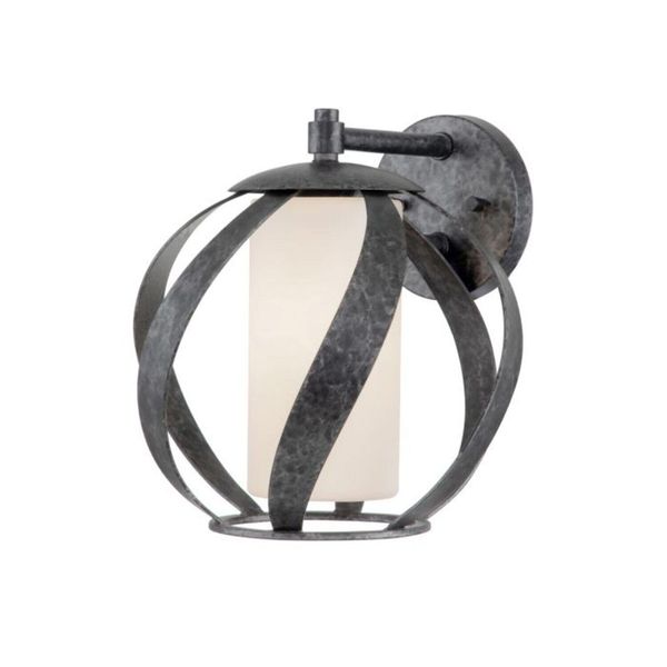 Lampada Da Parete Per Esterni Old Black E27 60W Blacksmith Quintiesse-image