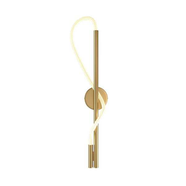Applique A Led, Alluminio Oro H 84,4 Cm-image