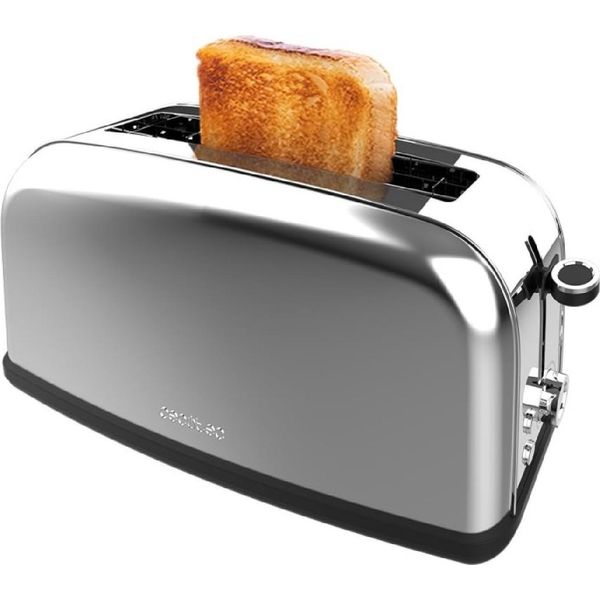 Cecotec Toastin' Time 850 Inox Long Lite Argento Taglia Unica / Spina Ue 220V Argento Taglia Unica-image