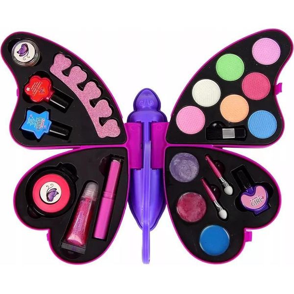 Set Per Il Trucco Ombretto Viola Farfalla-image