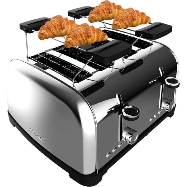 Cecotec Toastin Time 1700 Tostapane Doppio In Acciaio Inox - Topinkovač / 04828-image