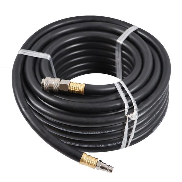 Tubo Corazzato Per Aria Compressa 20 Metri | 20 Bar, Gomma Flessibile-image
