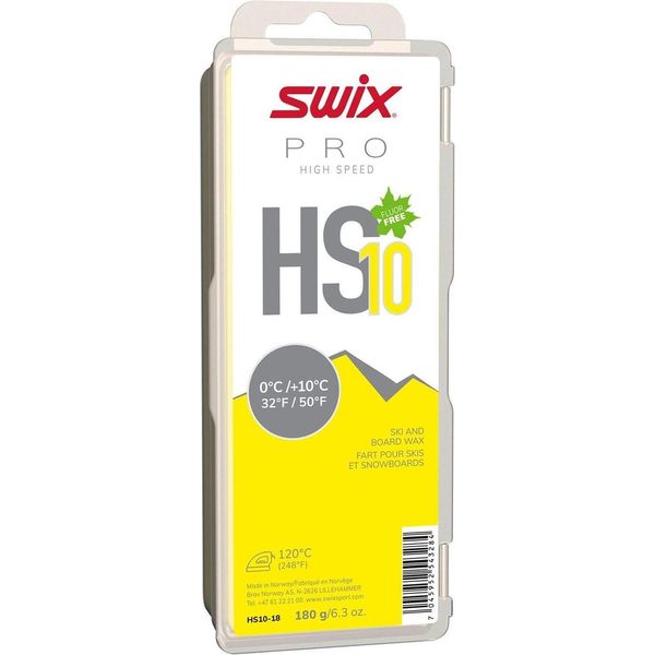 Swix Hs10 0ºC/+10ºC 180 G Cera Giallo,Bianco Giallo,Bianco Taglia Unica-image