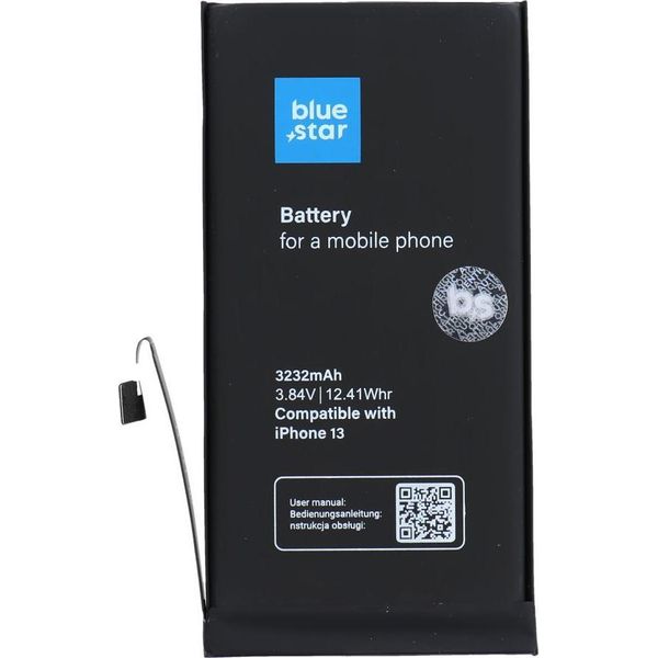 Batteria Adatta Per Iphone 13 3227 Mah Blue Star Hq-image