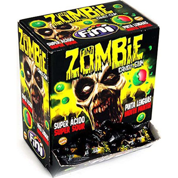 Bubble Gum Boom Zombie Gomma Da Masticare Dura Caramelle 200 Pezzi Display-image