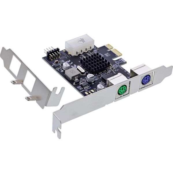 Inline Schnittstellenkarte - 2X PS/2 - Pcie (Pci-Express) (76620P)-image