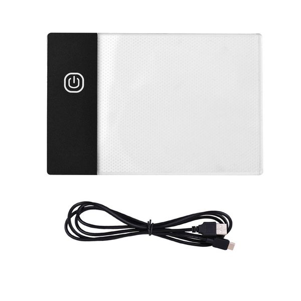 Mini Led Light Pad - Scatola Luminosa Alimentata Via Usb, Luminosità Dimmerabile, Per Disegnare, Tracciare, Calligrafia, Animazione, Per Bambini E Adulti-image