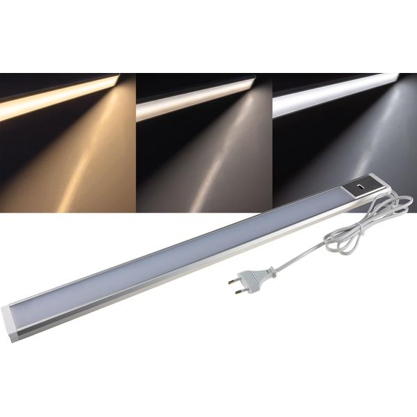 Luce Led Sottopensile 'Comprido 600 Cct' 230V, 60Cm, Sensore Ir, 3000K - 6500K-image