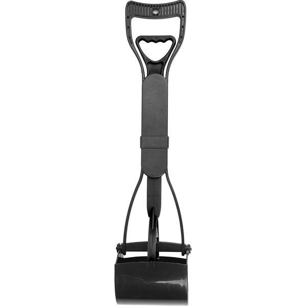 Pet Pooper Manico Lungo Jaw Poop Scoop Clean Pick Up Cani Cat Litter Picker Strumento Di Pulizia Nero-image