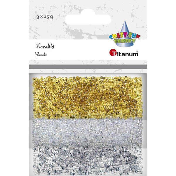Perline D'argento, D'oro E Bianche 3X15G Titanum-image