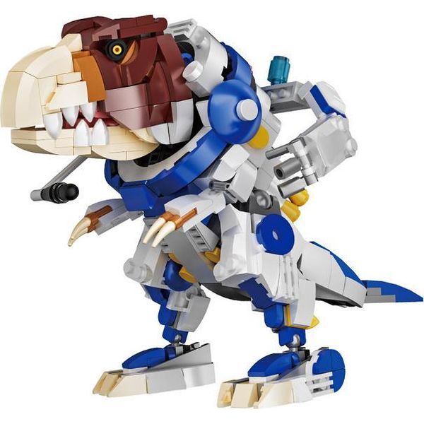 Set Di Costruzioni Dinosauro Astronauta, 443 Pezzi, Blocchi Da Costruzione Educativi, Con Giunti Mobili, Per Bambini Dai 6 Anni In Su-image