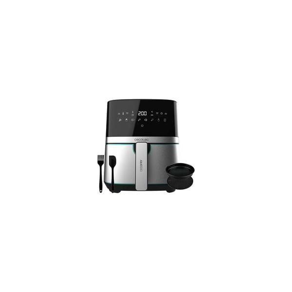 HeißLuftfritteuse Cecofry Full Inoxblack 5500 Pro, Mit ZubehöR Schwarz/Edelstahl, 1.700 Watt, Korb 5,5 Liter, Mit Silikon-ZubehöRpaket-image