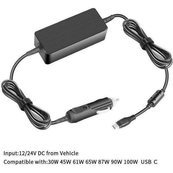 Coreparts USB-C Car Charger 100W 5V2A-20V5A Usb PD3.0 - Pc-/Server Netzteil (40AK0065WW-CP)-image