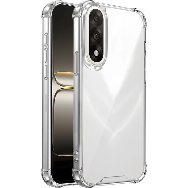 Custodia Trasparente Per Oneplus Nord 5/Oneplus Ace 5 Ultra, Retro Trasparente Ibrido, Copertura Antiurto Con Paraurti In Tpu-image
