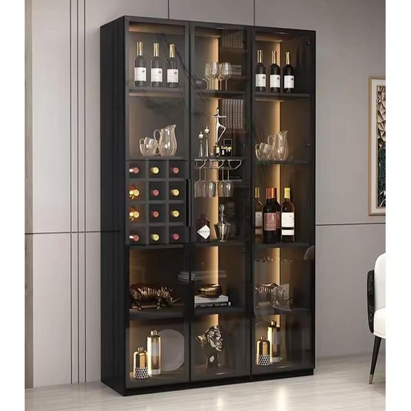 Vetrina Per Il Vino Armadio Per Il Vino Portabottiglie Portabottiglie Mobili Per Il Vino-image