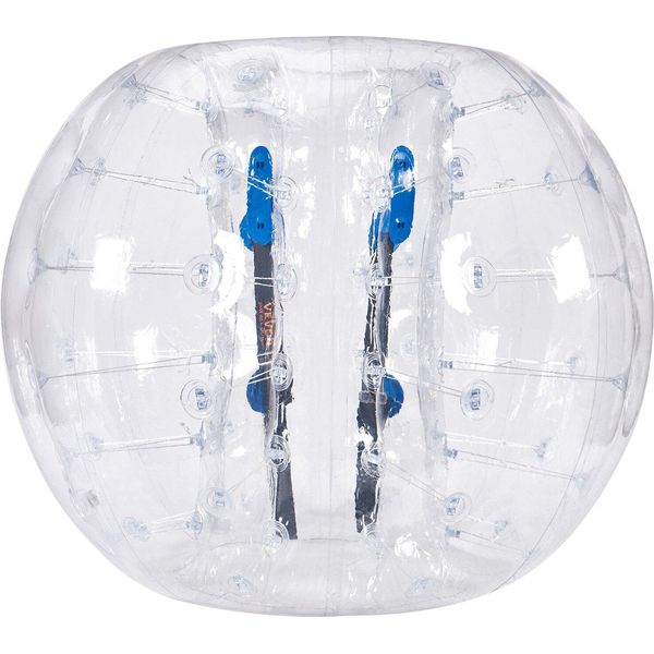 Palla Gonfiabile Bump Ball 1 Pz. 1,5 M X 1,2 M, Palla Di Collisione Umana, Corpo In Pvc Palla Gonfiabile Di Rimbalzo Per Attività All'aperto, Palla Gonfiabile Trasparente Di Paraurti-image