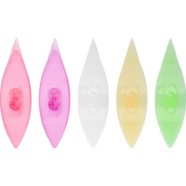 Set Di 5 Ganci Per Uncinetto, Strumenti Per La Tessitura In Plastica, Per La Realizzazione Di Merletti Fai Da Te-image