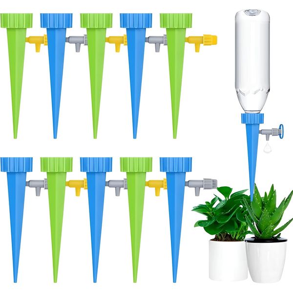 Vaso Da Fiori Sistema Di Irrigazione Piante Giardino 10Pz-image