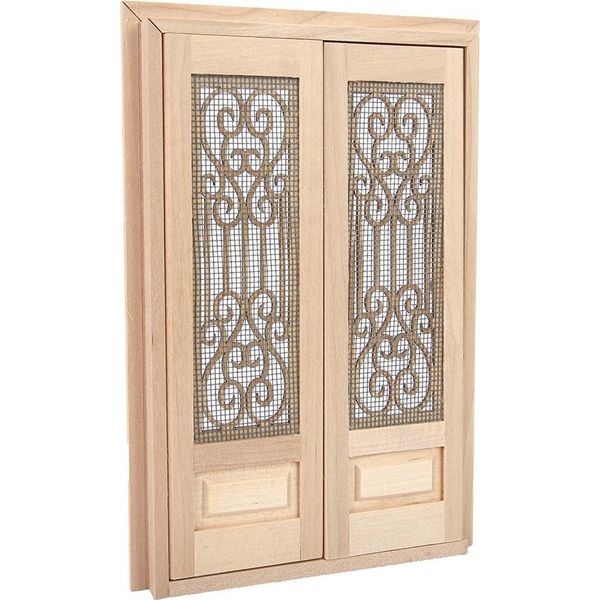 Porta Della Casa Delle Bambole, 1:12 Accessori Giocattoli Fai Da Te Divertente Casa Delle Bambole Mobili, Portatile Per Bambini Decorazione Casa Regalo Bambini-image