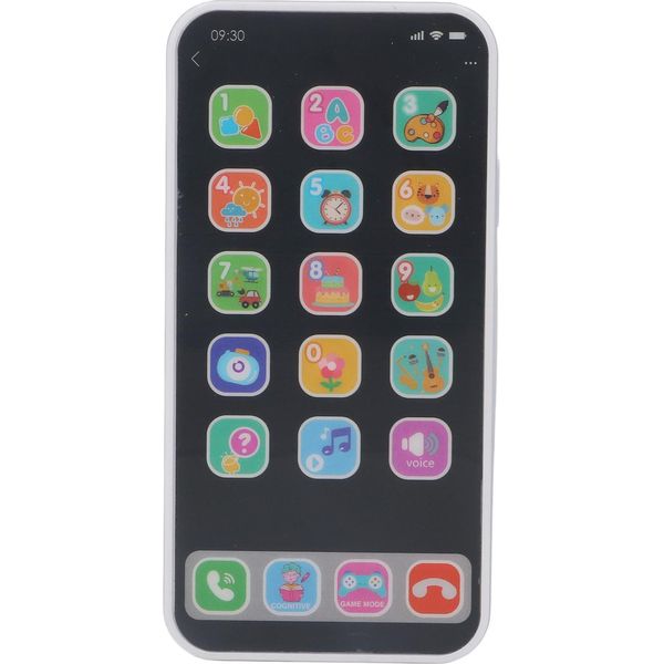 Simulazione Per Bambini, Giocattolo Per Cellulare, Musica, Funzione Luce, Regali Educativi Per Bambini Di Oltre 3 Anni, Bianco-image