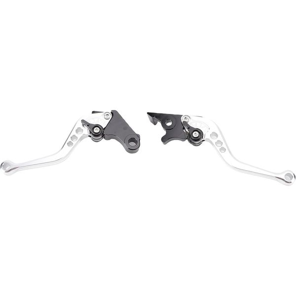 Leva Freno-Frizione Leva Freno-Frizione In Lega Di Alluminio Anodizzato Regolabile Per GB350S CB350 Rs Argento-image