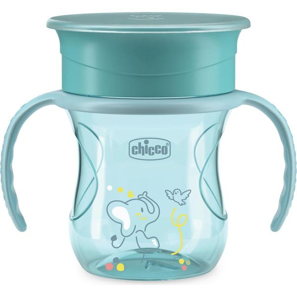 Chicco Mug 360 Perfect X Con Manici Verde Acqua, 12M+-image