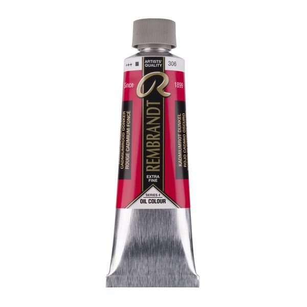 Vernice Ad Olio Rembrandt In Tubetto 150 Ml, Rosso Cadmio Scuro 306-image