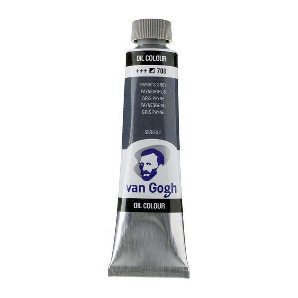 Vernice Ad Olio Van Gogh In Tubetto 40 Ml Payne Gray 708-image