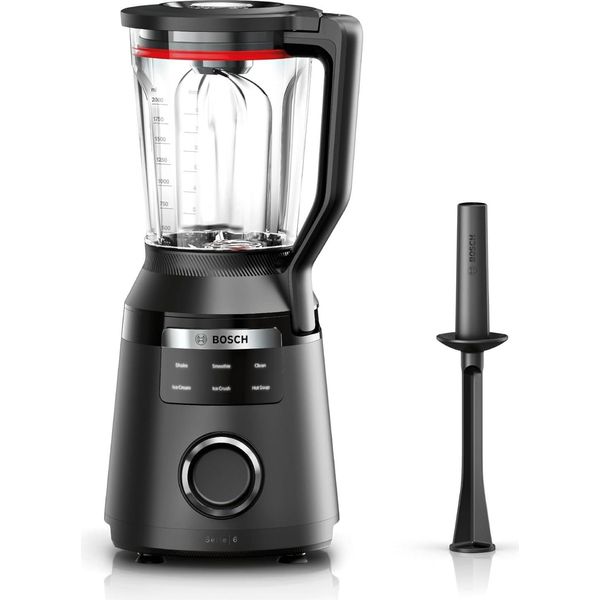 Frullatore Ad Alte Prestazioni Bosch, Frullatore, 1800 W, Vitapower Serie 6 MMB6652B, 45.000 Giri/Min, Programmi Per Zuppe Calde E Pulizia, 2 L,-image
