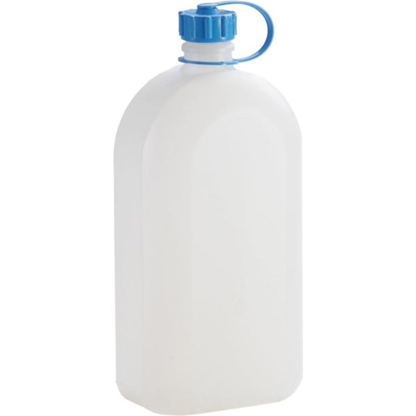 HüNersdorff Bottiglia Di Plastica / Bottiglia Per Bere Bottiglia Di Stoccaggio Con Tappo A Vite, Resistente Agli Agenti Chimici E Agli Alimenti, 3 Litri, Germany,-image
