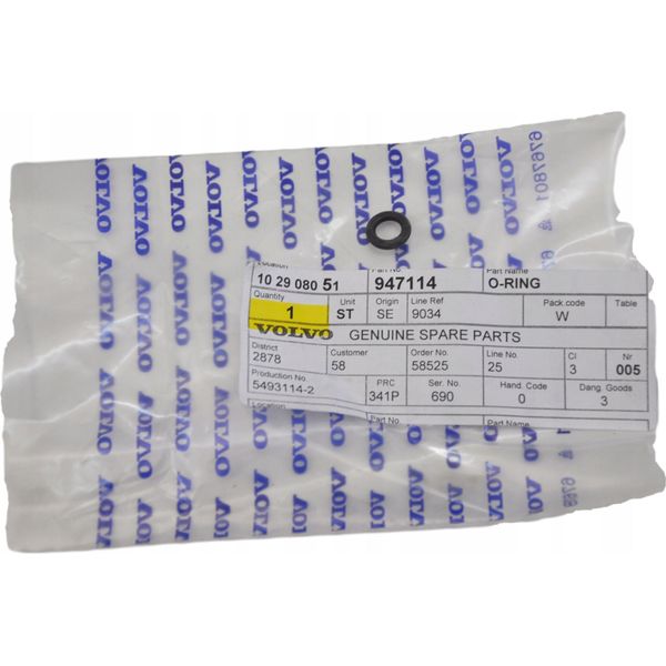 Volvo S40 V40 S70 V70 Oe O-Ring Astina Olio-image