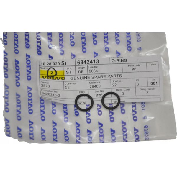 Volvo V70 XC70 O-Ring Per Tubo Radiatore Automatico Oe-image