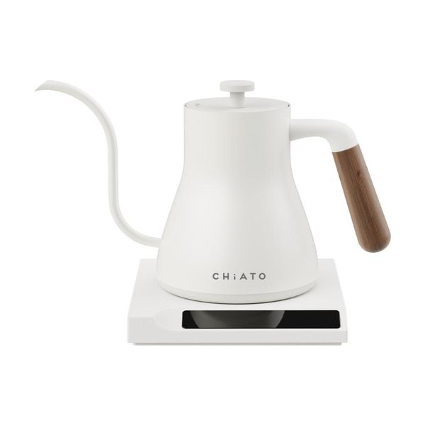 Chiato Flowplay Bollitore Elettrico A Collo D'oca, 0,6 L – Bianco-image
