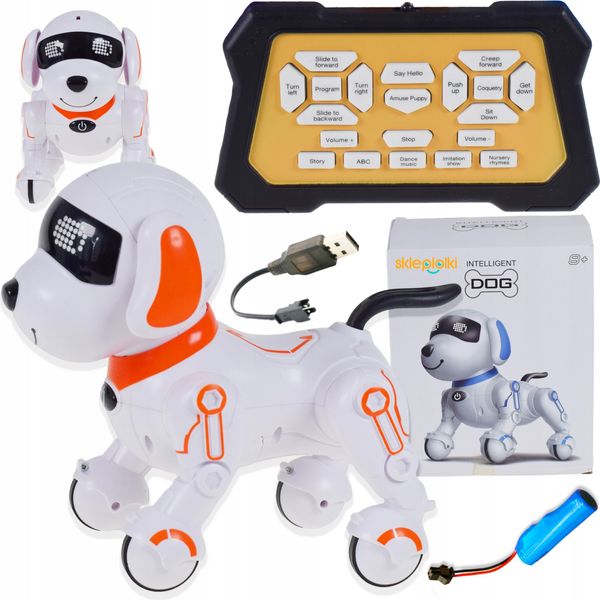 Lolex | Cane Robot Intelligente - Programmabile - Giocattolo Interattivo - Telecomandato-image