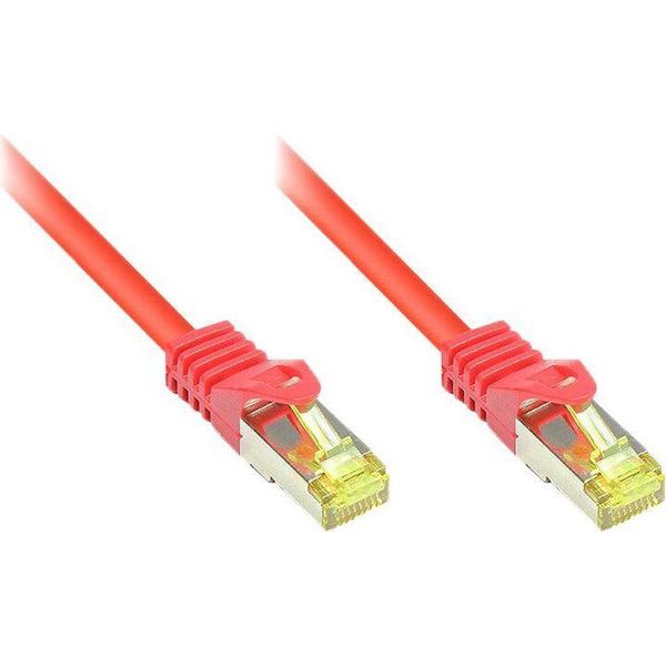 Good Connections 8070R-003R Good Connections Patchkabel M. Cat.7 Rohkabel Rot 0,25M-image