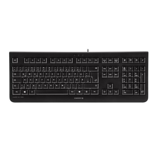 Cherry Kc 1000 - Dimensioni Complete (100%) - Cablato - Usb - Qwertz - Nero-image