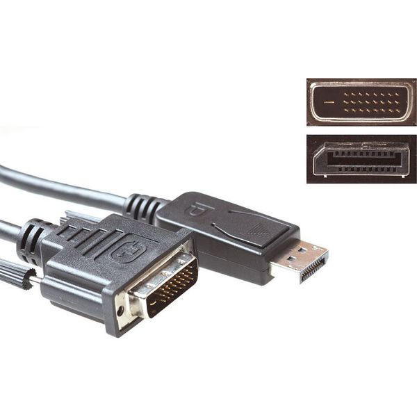 Act Cavo Di Conversione Displayport Maschio A Dvi Maschio 3,00 M-image