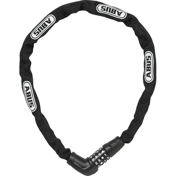 Lucchetto A Catena Abus Steel-O-Chain 5805C - Lucchetto A Combinazione Con Catena In Acciaio Di 5 Mm Di Spessore - Livello Di Sicurezza Abus 4 - 75 Cm - Nero-image