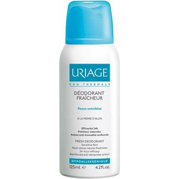 Uriage - Fresh Deodorant Sensitive Skin - Deospray 125Ml-image