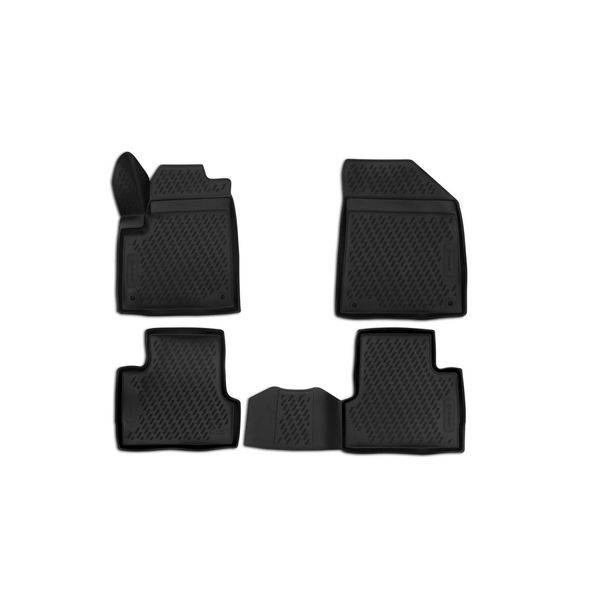 Tappetini Auto In Gomma Novline Jeep Cherokee 2014-2023-image
