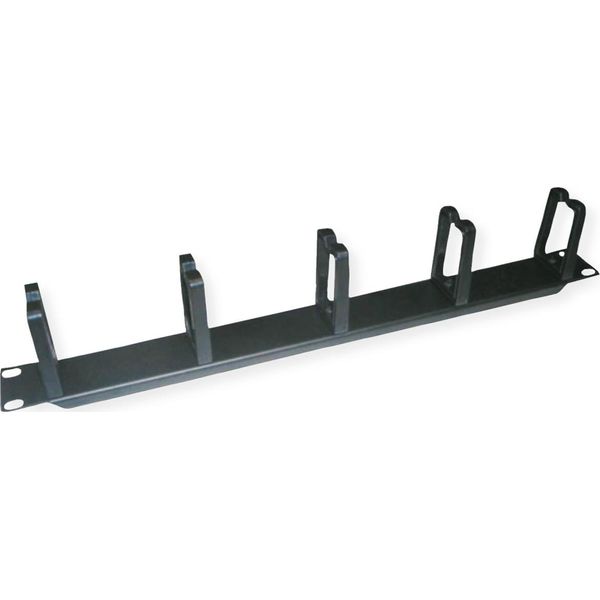 Pannello Di Fissaggio Value 19'' 1U, Monofacciale, 5X Morsetto Di Plastica "C"", Nero (26.99.0312)"-image