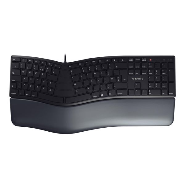 Cherry JK-4500GB-2 Cherry Tas Kc 4500 Ergo Corded Gb-Layout Schwarz-image