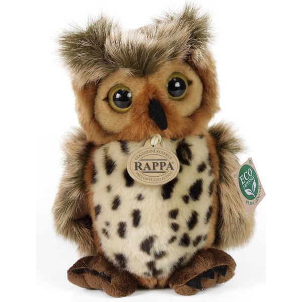 Rappa Uccello Di Peluche Gufo/Toro 20 Cm ECO-FRIENDLY-image