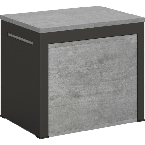 Itamoby - Panca Allungabile 55X40/305 Cm Walk Cemento Allunghe Interne-image