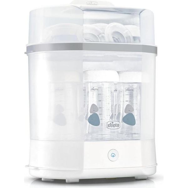 Chicco Sterilizzatore A Vapore Modulare 3 In 1, Sterilizzatore Per Biberon, Sterilizzatore A Vapore Regolabile Per Biberon, Per Microonde, Con 3 Configurazioni, Facile E Veloce Da Utilizzare-image