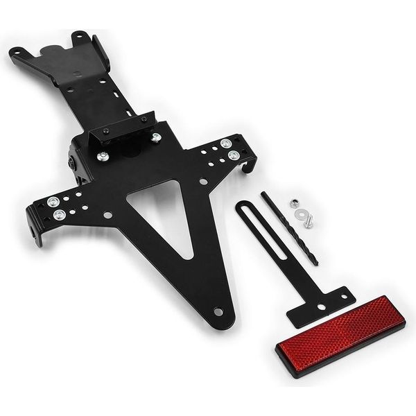 Zieger Classic Portatarga Completo Compatibile Con Ducati 899 Panigale Fy 2014-15 / 959 Panigale Fy 2016-19 / 1199 Panigale Fy 2012-14 / 1299 Panigale Fy 2015-19-image
